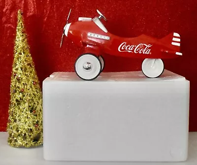 Nib 1994 Coca Cola Metal Pedal Car Airplane Xonex Lmtd Edtion #02600 Of 10000 • $49