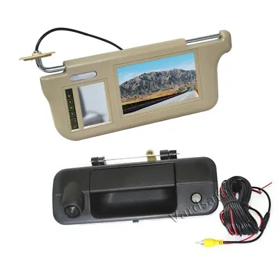 Driver Side Sun Visor Rear View Mirror Monitor Reverse Camera For Toyota Tundra • $199