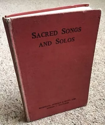 SANKEY’S SACRED SONGS AND SOLOS: 1200 Pieces  By Ira D. Sankey  (Hardback) • £8.99