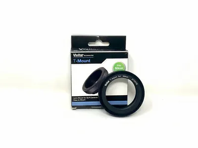 Vivitar T-mount Adapter For Nikon SLR Cameras VIV-T2-NIK • $9.99