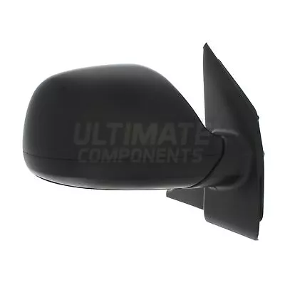 VW Transporter T5.1 Van 2010-2015 Manual Wing Door Mirror Black Drivers Side • $55.89