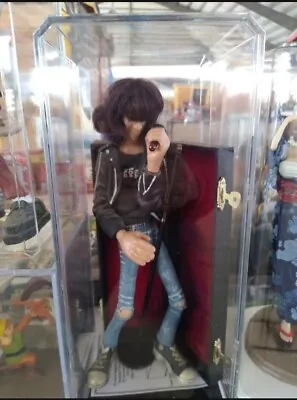 $120 • Buy 12 Inch Joey Ramone Figure Loose With Case And Mic Stand