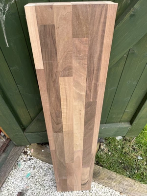 £25 • Buy Solid Oak Kitchen Worktop Off Cut 60mm Thick 1020mm X 214mm