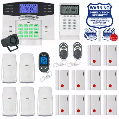 Wireless Home Security System 2-Way LCD Remote Burglar Alarm VOIP Phone Line EU • $277.72