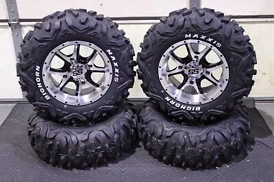 Polaris Rzr 800 26  Bighorn Rwl Radial Atv Tire & 14  Cobra M/b Wheel Kit Pol3ca • $1449.93