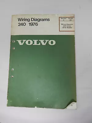 1976 Volvo 240 Wiring Diagrams OEM Volvo Service Manual • $17.99