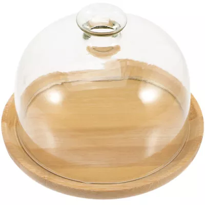  Dome Cake Stand With Lid Pans Cupcake Holder Storage Plate Wedding • £19.19
