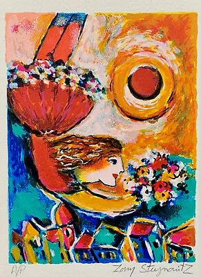 Zamy Steynovitz ACROBAT DANCER WITH BOUQUET Hand Signed Ltd Ed Lithograph Art • $39.99