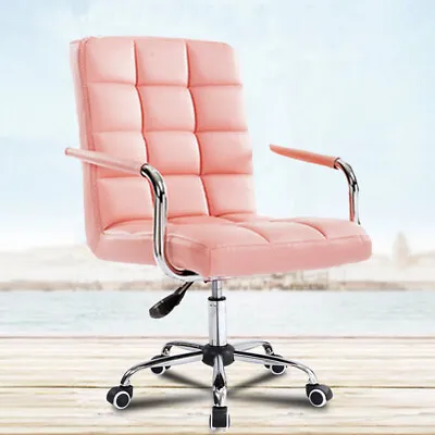 $94.74 • Buy Swivel Furniture Computer Desk Office Study Chair PU Leather Adjustable Chair