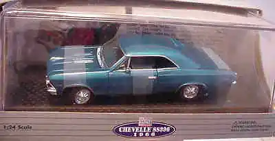 1966 Chevelle Marina Blue 1:24 Classic Metal Works 10114 • $69.95