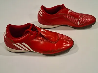 Adidas F10 Adiprene Indoor Football Soccer Futsal Shoes Boots Mens US 7.5 - Red • $49.90