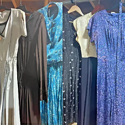 Vintage Lot 6 40s 50s 60s Dress Party Costume Cocktail Repair Resale Photo Shoot • $225