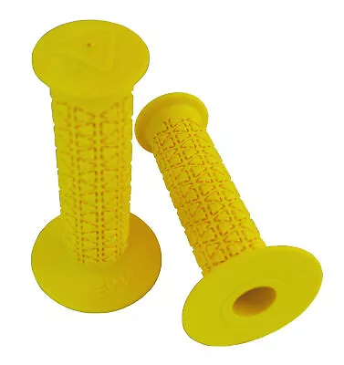 AME Old School BMX Bicycle Grips - ROUNDS - YELLOW • $18.99