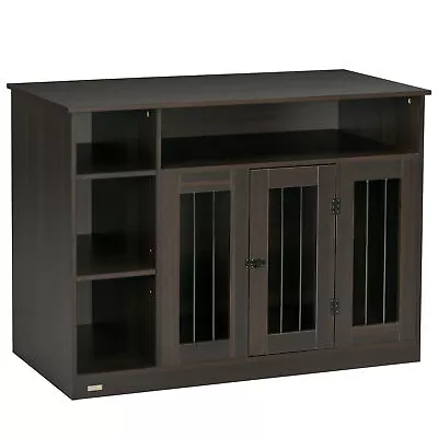 47  Dog Crate Furniture With Storage For Large Medium Dogs Indoor Wooden Kennel  • $288.07