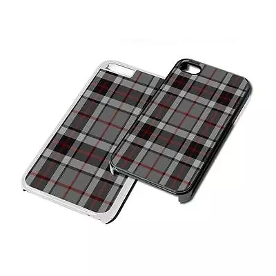 Tartan Grey Phone Case Cover For IPhone 4 5 6 7 8 IPod Galaxy S4 S5 S6 S7 S10 S8 • £5.99