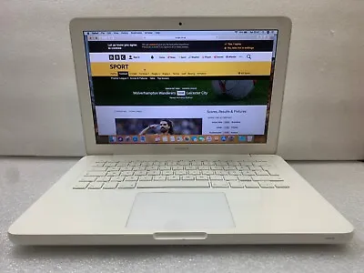 Apple MacBook Laptop 2010 A1342 13.3  Sierra 4GB RAM 250GB HDD Swedish KeyBoard • £79