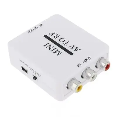 £14.06 • Buy AV RCA To RF Converter Video Adapter Modulator Coaxial TV Cable Output USB Power