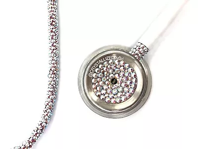 Bling MDF Acoustica Stethoscope AUSTRIAN CRYSTALS Custom Bedazzled Nurse Light • $339