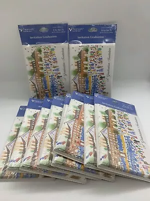 Graduation Celebration Invitations With Envelopes Lot Of 80 In 10 Sealed Pkgs A9 • $29.98