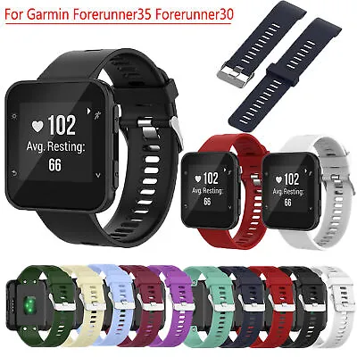 For Garmin Forerunner 35 / 30 Replacement Silicone Watch Strap Band Wristband • $11.43