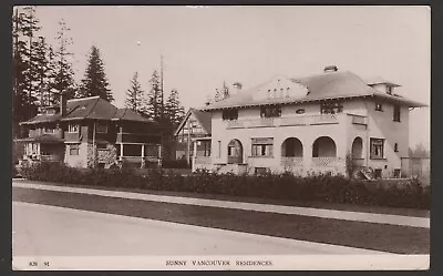 Postcard - Sunny Vancouver Residences Canada ~ RPPC • $1