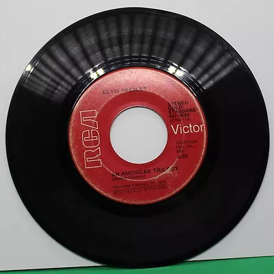 7  45rpm - Elvis Presley An American Trilogy - RCA Victor 6870 Red Label • $3