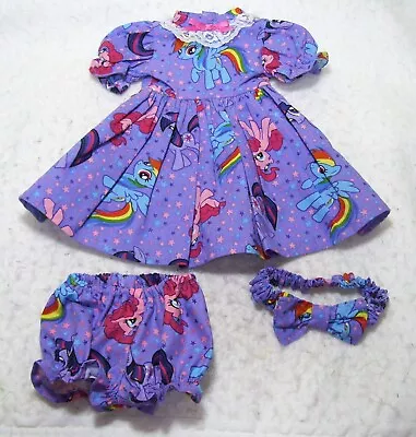 Little Pony  Dress Panties  And Headband--made To  Fit  18   Dolls • $15.99