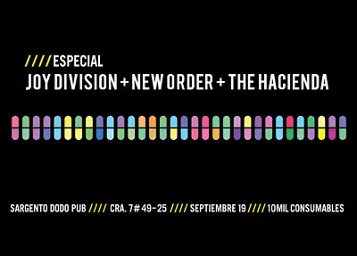 Joy Division + New Order+ Hacienda  Sargento Portugal Poster • £24