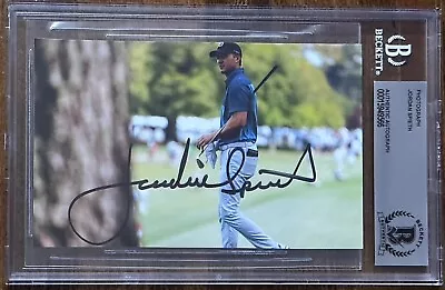 JORDAN SPIETH BECKETT BAS COA SIGNED PHOTO PICTURE AUTOGRAPH Augusta Masters • $99.99