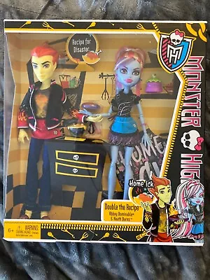 Monster High Home Ick Double The Recipe Doll Set - Abbey Bominable & Heath Burns • $75