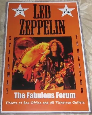 $14.99 • Buy Led Zeppelin 1975 Replica Concert Music Poster 