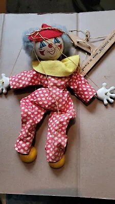 Pelham Puppet Clown Vintage.....red Costume With White Spots..... • £10