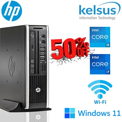 £184.99 • Buy HP Windows 11 Desktop PC Core I7 8GB RAM 480GB SSD / 1TB HDD Wi-Fi DVD-RW
