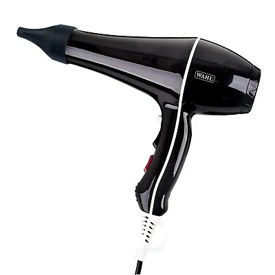 Wahl Powerdry Hairdryer Black With 3 Heat And 2 Speed Settings 2000W ZX720 • £29.95