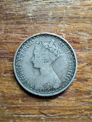 Great Britain 1855 Queen Victoria One Florin Silver • $50