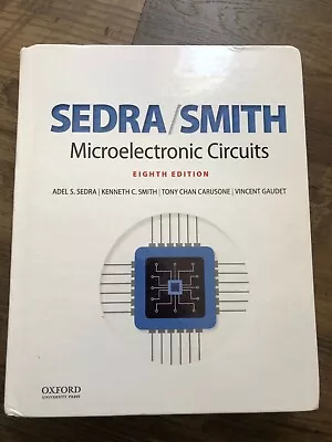 Sedra & Smith Microelectronic Circuits 8th Edition Hardcover W/Good Digital Code • $129