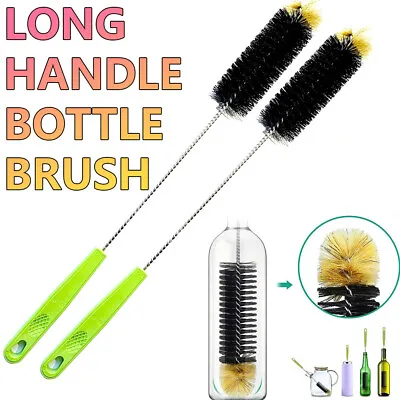 Long Handle Bottle Brush Cleaning Brush Scrubbing Tool Cup Brush Kettle Brush • $13.99