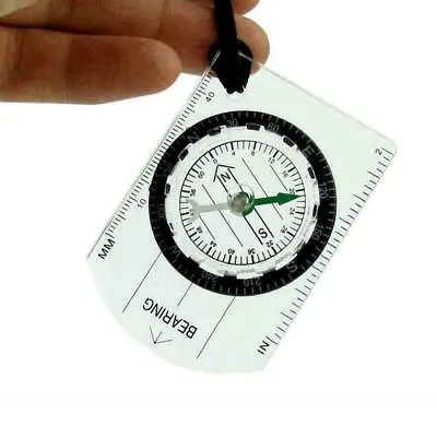 Scouts Military Compass Scale Ruler Baseplate Mini Compass For Camping Nice • $1.53