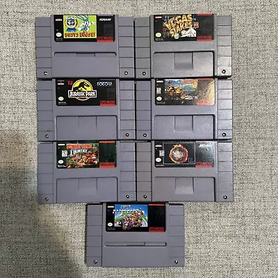 SNES Games Super Nintendo Games Super Mario Kart Donkey Kong • $10