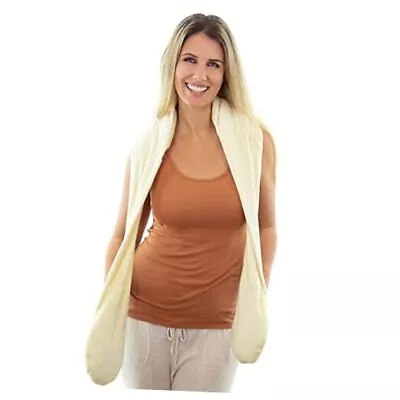  Microwavable Neck Wrap With Hand Warmer Pockets - Thermatherapy Microwave  • $26.50