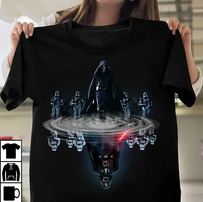 $16.15 • Buy Star Wars Darth Vader Anakin Skywalker Water Reflection Halloween Tshirt Men