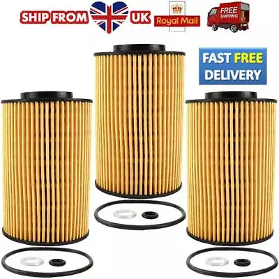 £12.99 • Buy 3x Oil Filter For Kia Soul Optima Cee'D Hyundai Ix55 I30 I40 Tucson Accent CRDi