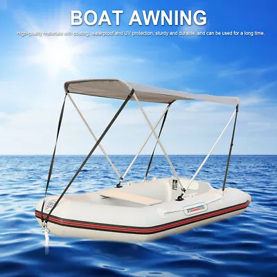 Foldable Boat Top Cover Canopy Cover For Inflatable Boats Durable Boat Tent • $135.09