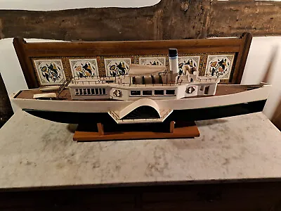 Large Model Twin Paddle Steamer - 35.5  Long • £120