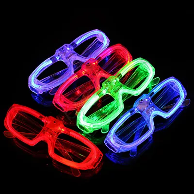 12 LED Frame Flashing Glasses Light Up Sunglasses Wedding Party Favor Packs • $14.50