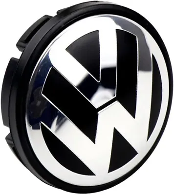 Wheel Center Cap 65mm 2.56  3B7-601-171 Black/Silver For VW Volkswagen Passat CC • $12.99