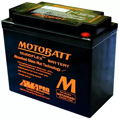 Motobatt Battery For Harley-Davidson FX/FXR Series 1340 (80)cc 79-94 • $128.81