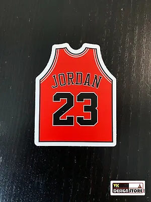 Michael Jordan 23 Jersey Sticker (2.36” X 3”). Laptop Decal. IMac IPhone Sticke • $3.63