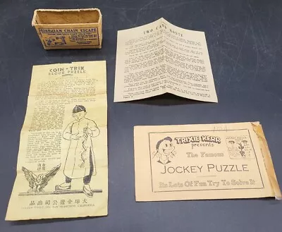 LOT Of Vintage Magic Trick Paperwork  • $9.99