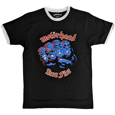 Motorhead - Iron Fist - Black Ringer  T-shirt • $24.99
